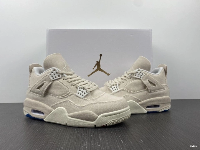 Bmlin Jordan 4 Retro Blank Canvas DQ4909-100 (W) 0718